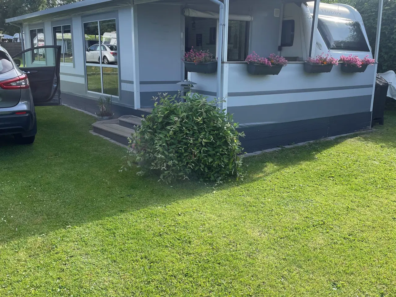 Billede 2 - Campingvogn Hobby 780 WFU 2010 med Vikingtelt fra 