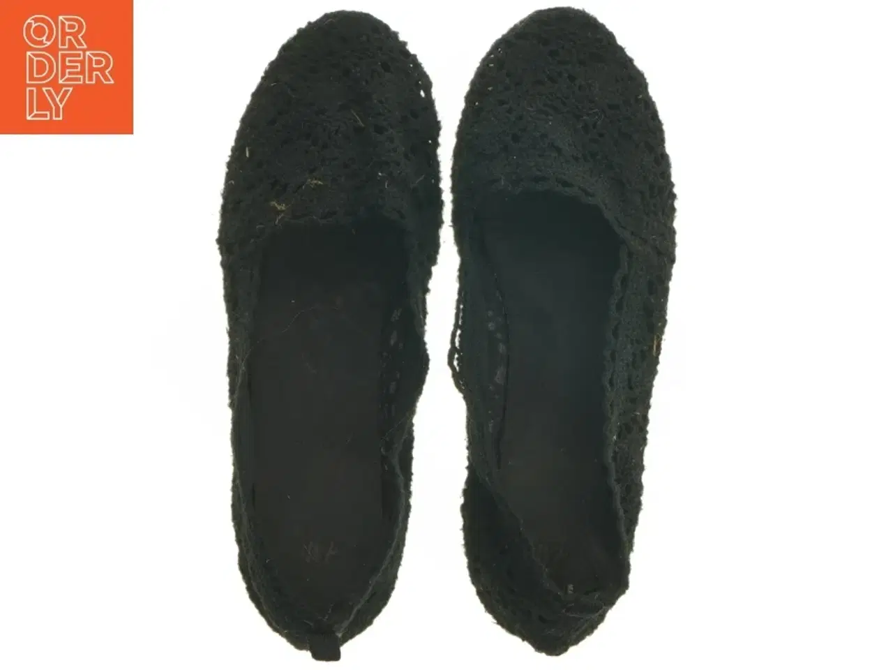 Billede 3 - Sorte ballerina sko i blonde fra H&M (str. 38 )