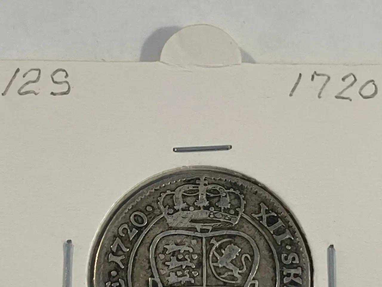 Billede 1 - 12 skilling 1720 Denmark