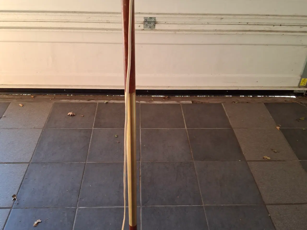 Billede 3 - standerlampe teak/messing fin lampe