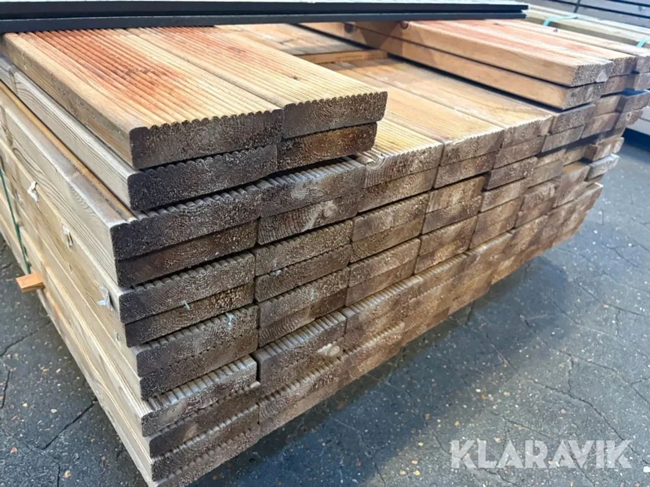 Billede 7 - Terrassebrædder brun imprægneret 90 styk