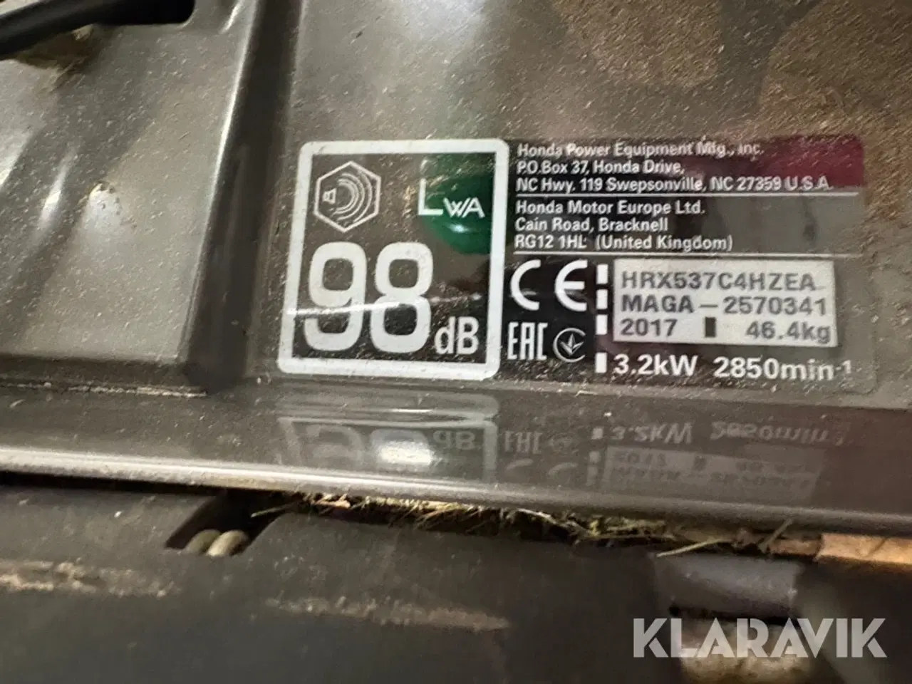 Billede 11 - Græsslåmaskine Honda HRX 537