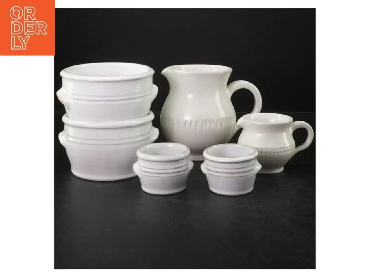 Billede 4 - Hvid porcelæn sæt fra Birthe Danmark (str. 6. dele)
