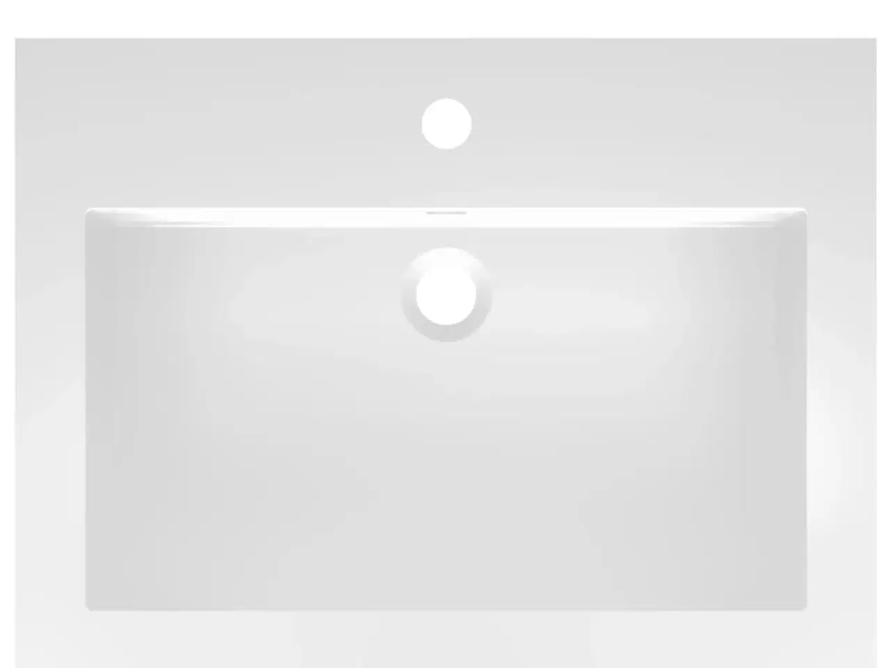 Billede 3 - Håndvask 600x450x120 mm granit hvid