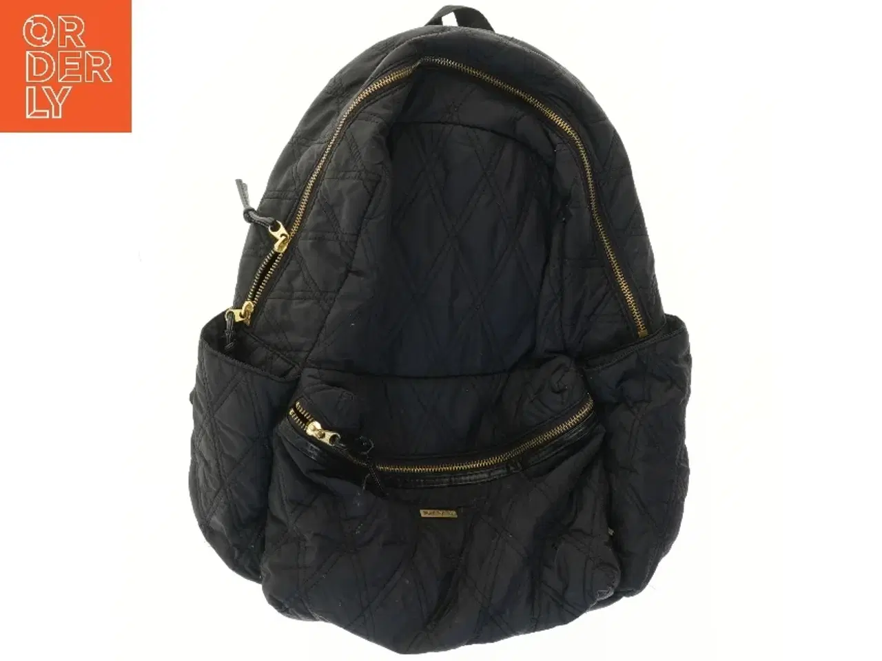 Billede 2 - Quiltet rygsæk med lynlåse fra DAY (str. 40x45 cm)