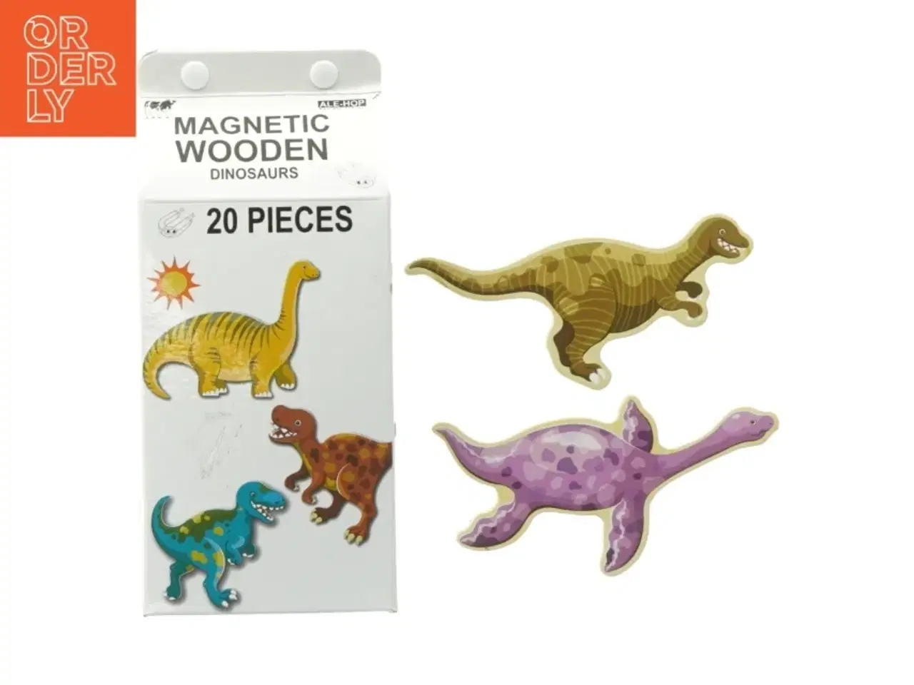 Billede 2 - Magnetisk Dinosaurpuslespil (str. 14 cm)