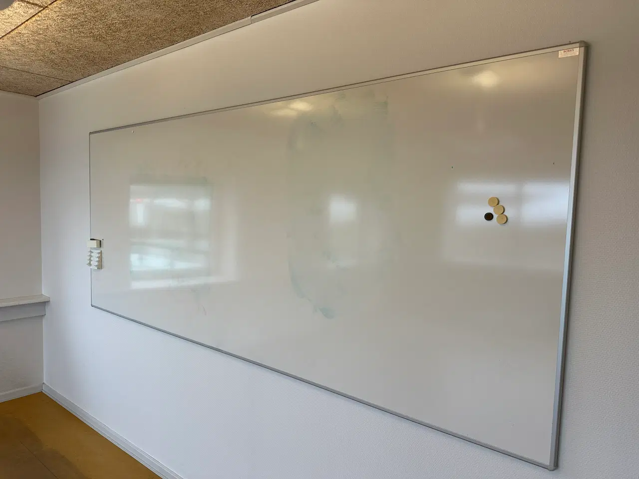 Billede 1 - White board magnetisk tavle med aluramme