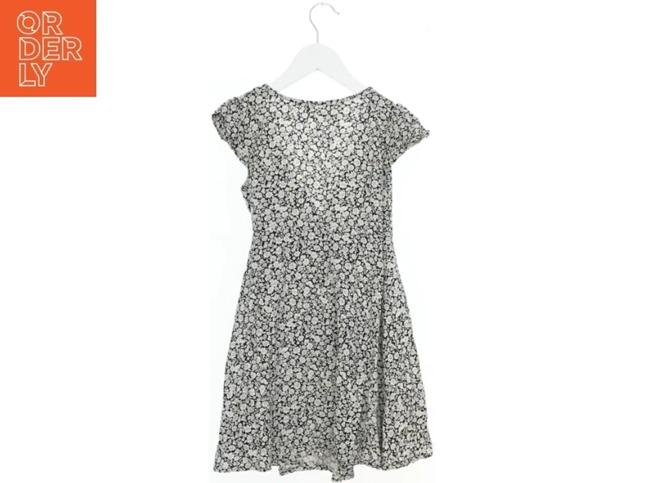 Billede 2 - Blomsterkjole med dyb v-hals fra H&M (str. 140)