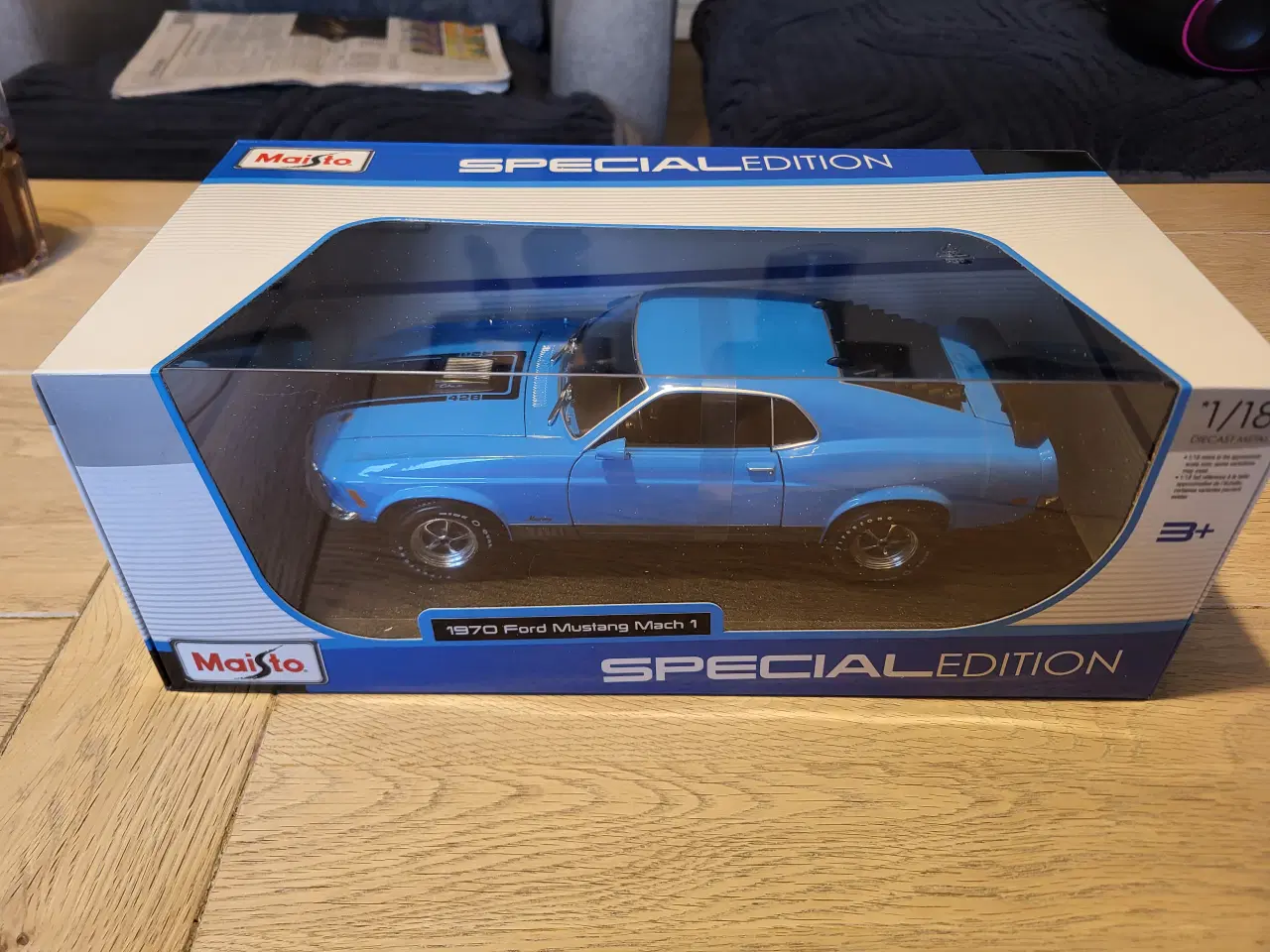 Billede 1 - Modelbil Ford Mustang Mach 1 - 1:18 , 600 kr.