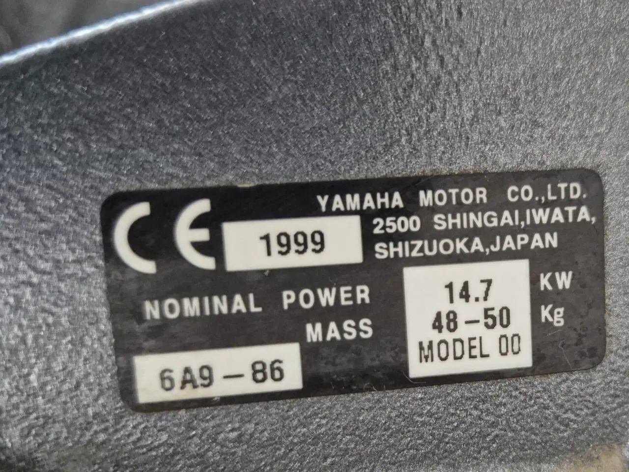 Billede 4 - Yamaha 20 hk med kort ben og tiller håndtag