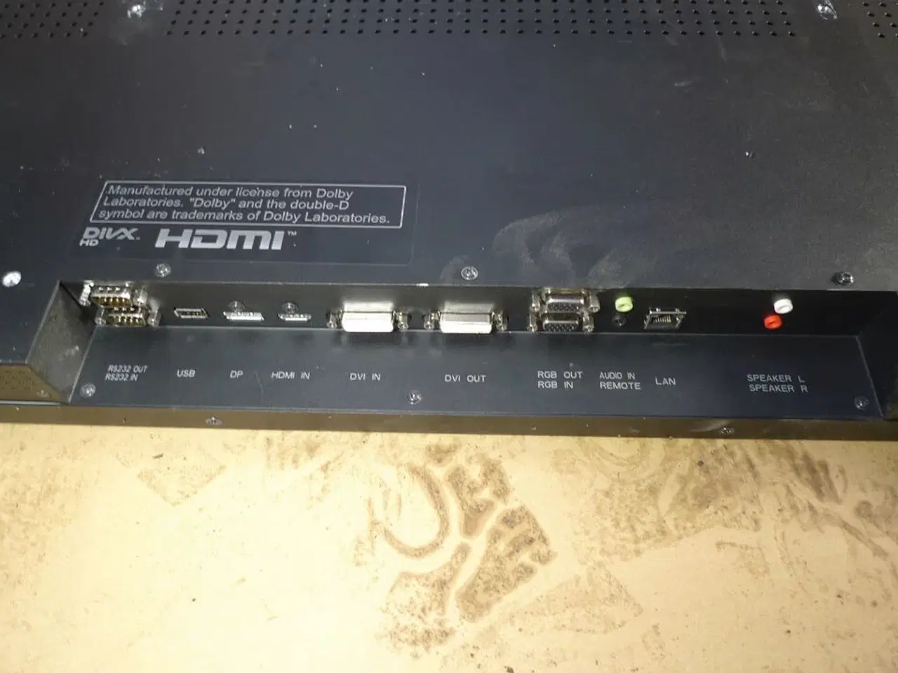 Billede 4 - Prof. Monitor 38" 97x29cm 38WR50MS, HDMI, DVI, USB m.m.