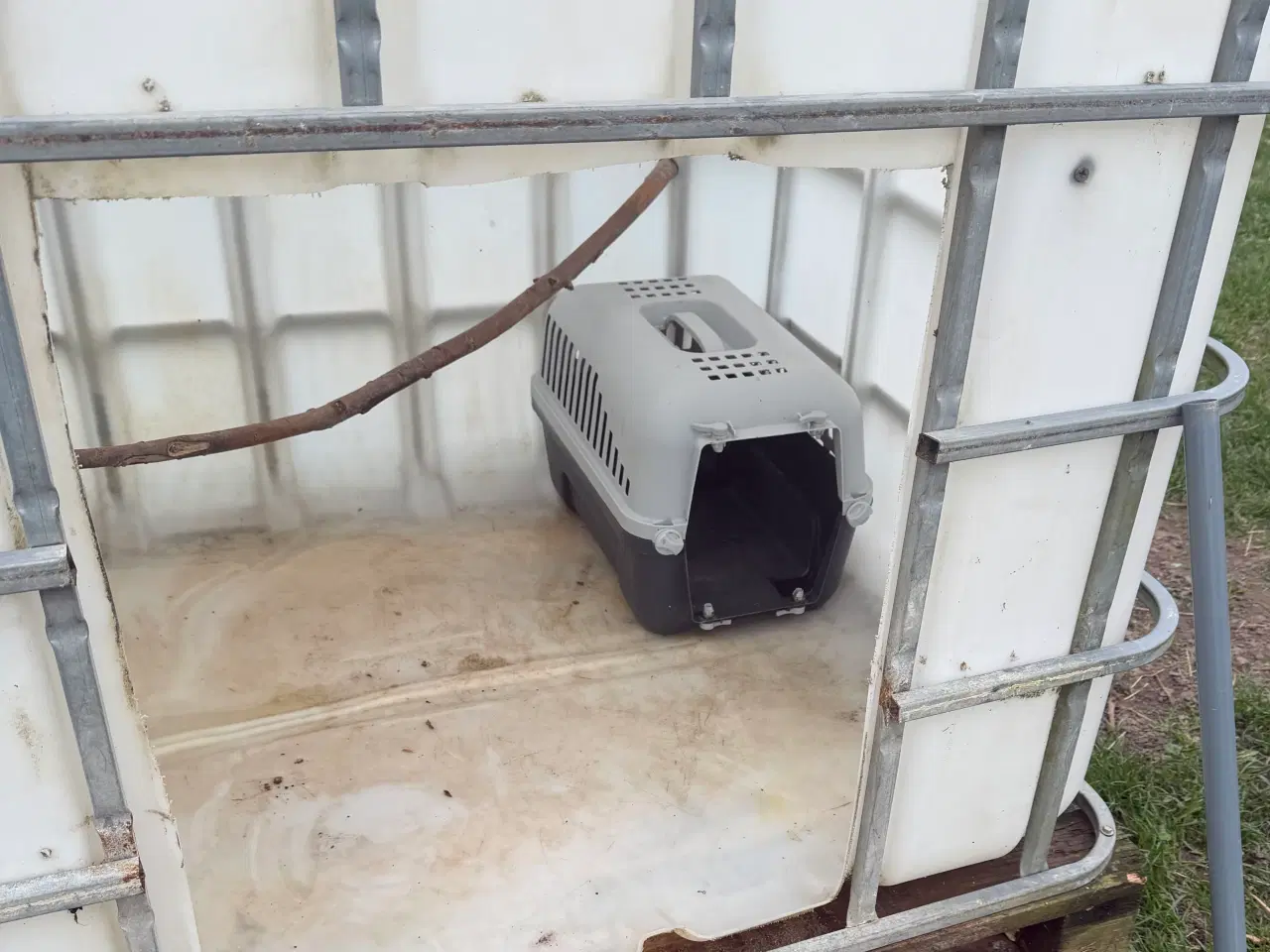 Billede 6 - Hønsehus af IBC Tank