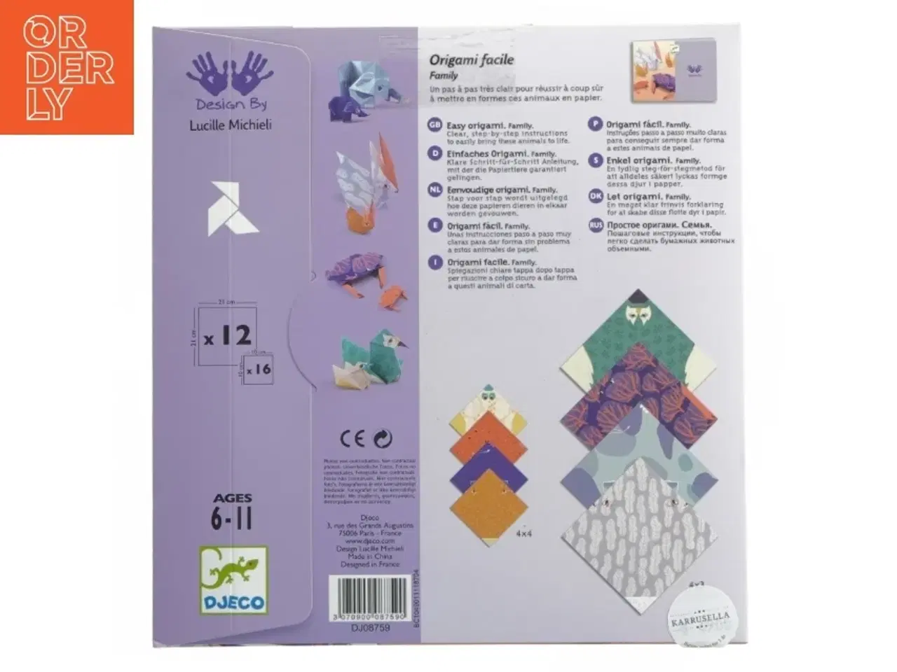 Billede 2 - Djeco origami sæt fra Djeco