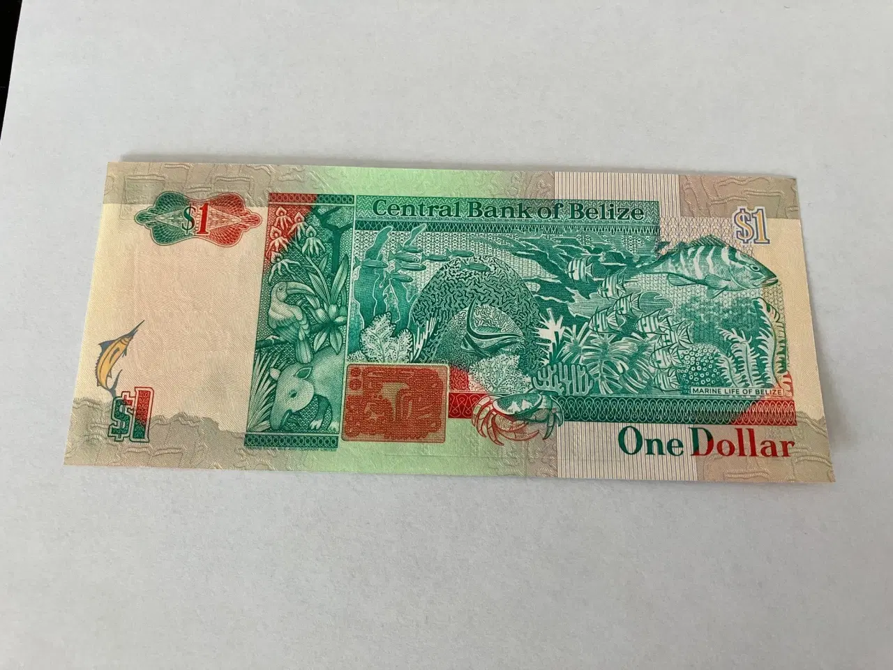 Billede 2 - 1 Dollar Belize 1990