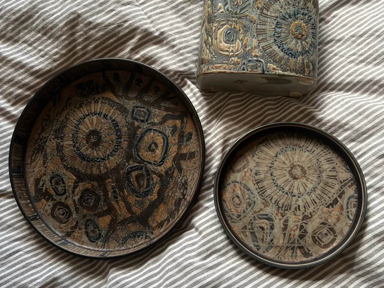 Billede 2 - Vase fad sæt Royal copenhagen