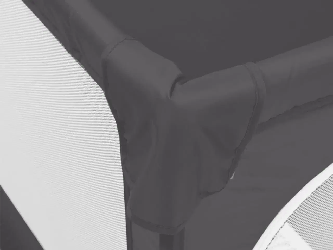 Billede 7 - Kravlegård med 2 indgange oxfordstof mørkegrå