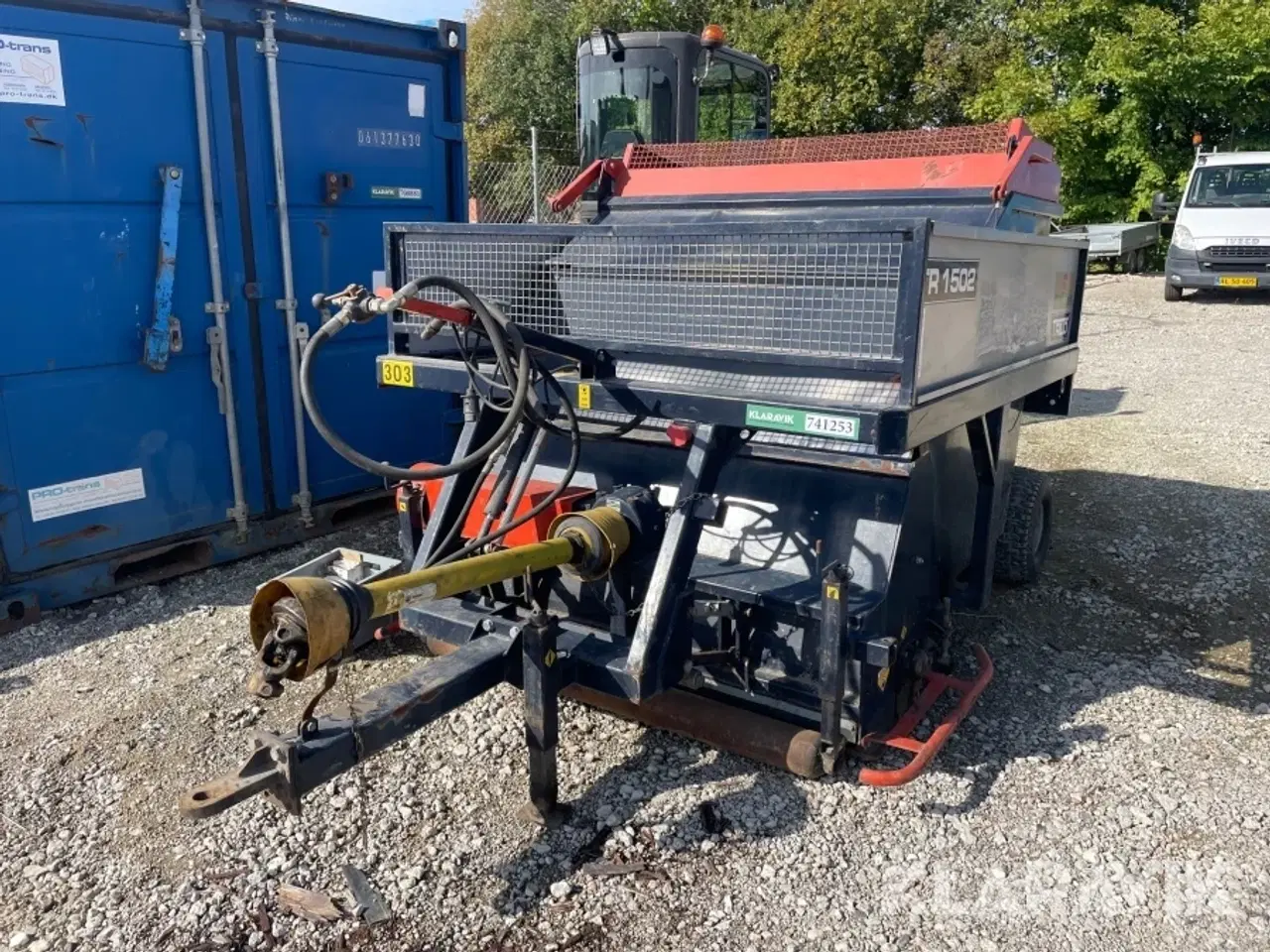 Billede 1 - Vertikalskærer Trilo TR1502 med opsamler