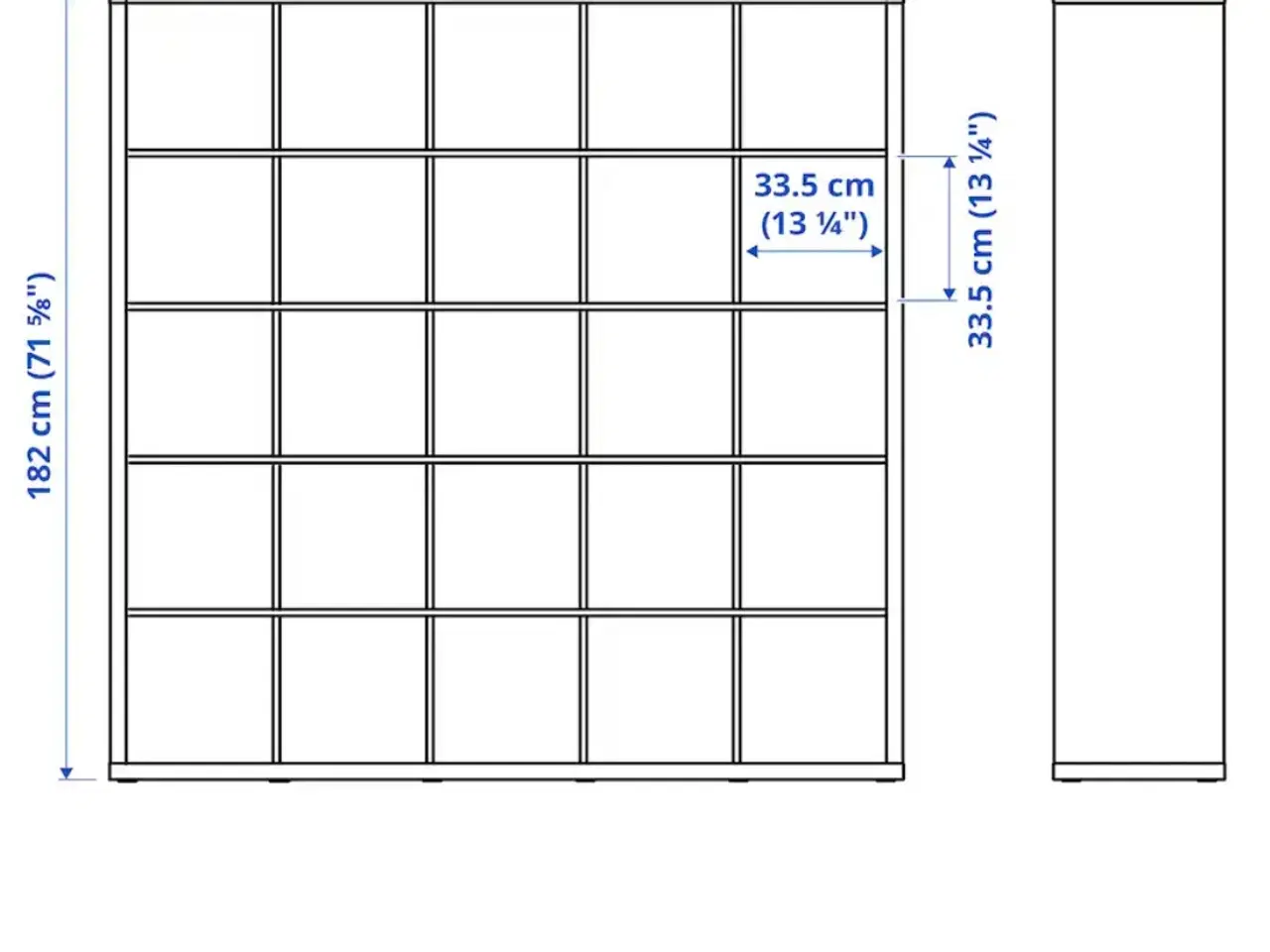 Billede 1 - Kallax reol, rumdeler fra Ikea