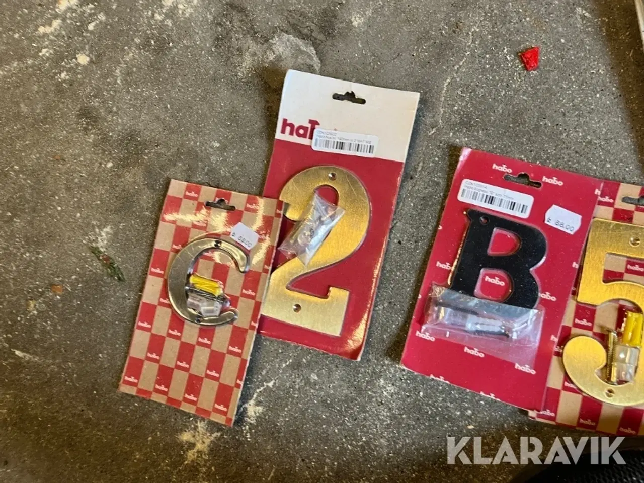 Billede 4 - Hus numre blandet kasse.