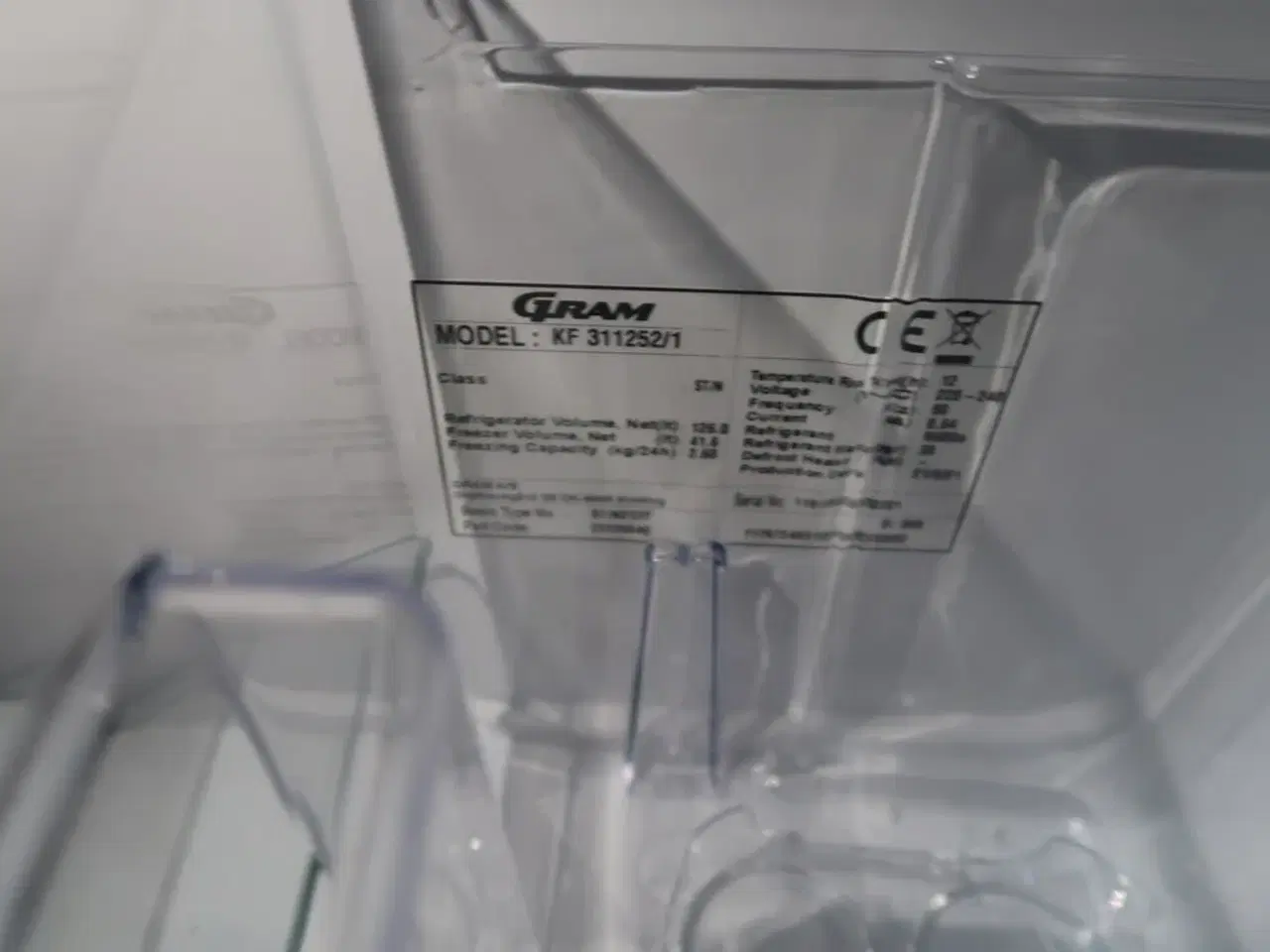 Billede 3 - Køle/fryseskab GRAM KF 311252/1