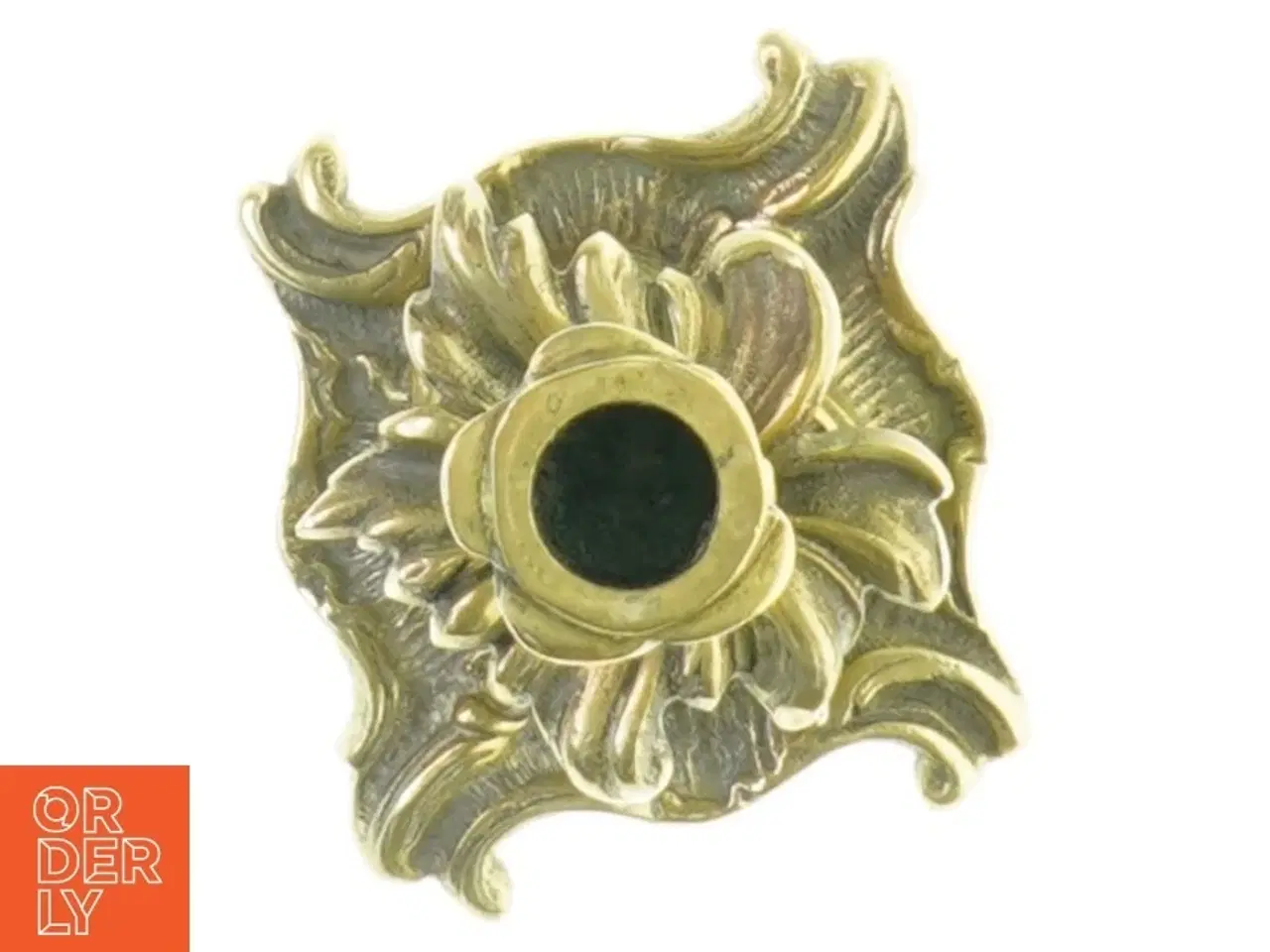 Billede 3 - Messing lysestage (str. 9 x 9 cm)