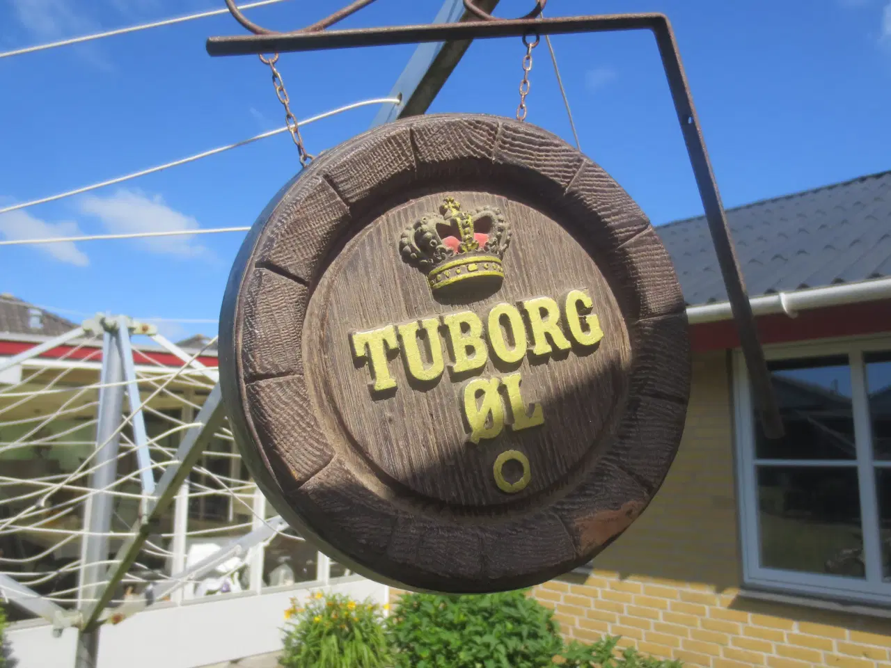 Billede 3 - 1 stk TUBORG Skilt med ophæng 