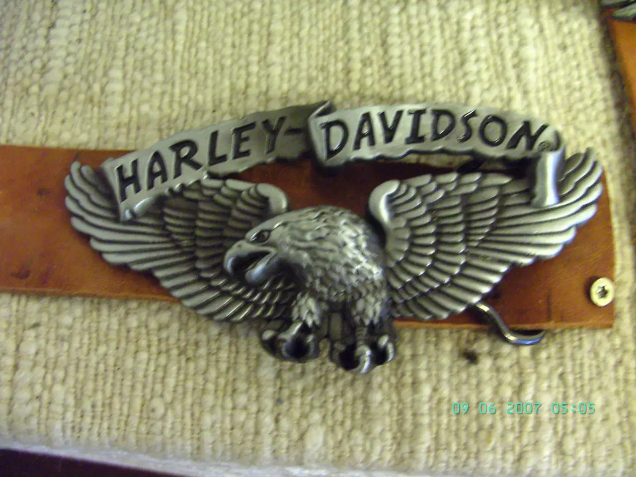 Billede 1 - ORIGINAL HARLEY DAVIDSON   bæltespænder fra USA