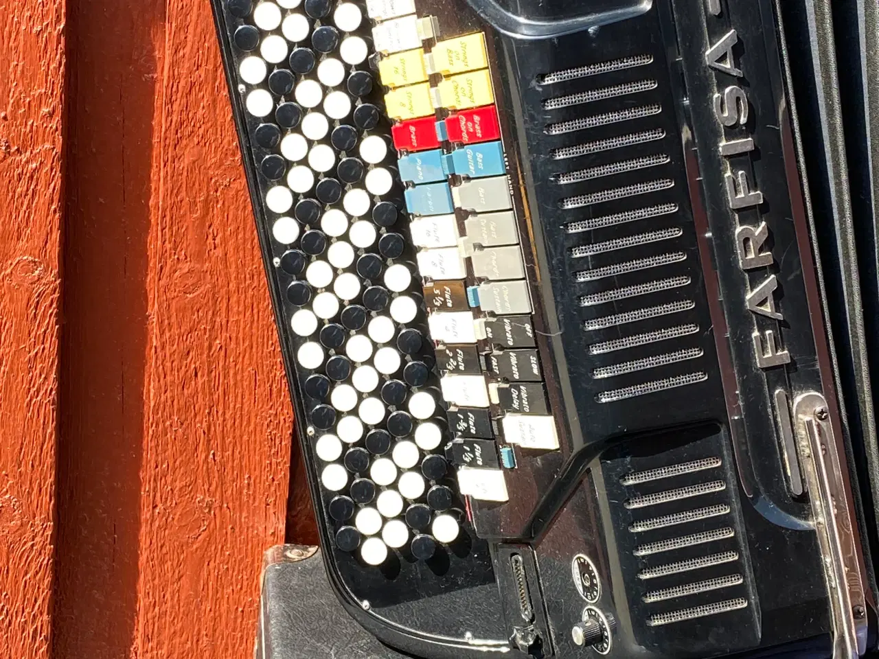 Billede 6 - Italiensk Farfisa 3-koret harmonika – Syntaccordio