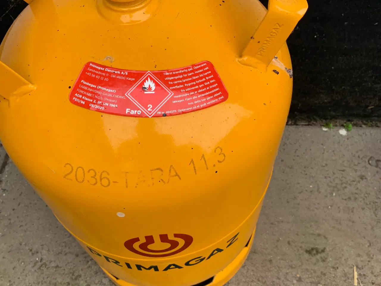 Billede 2 - Tomme stål-gasflaske, spar panten