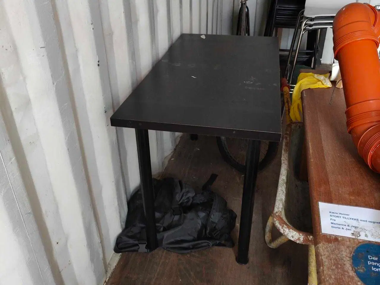 Billede 1 - Skrivebord, 2 skamler og kontorstol