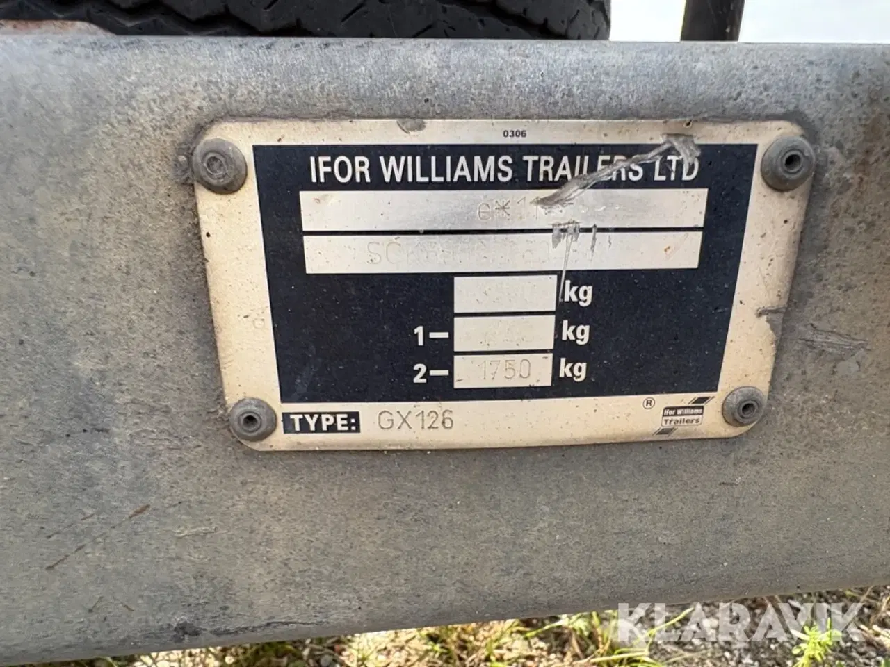Billede 7 - Maskintrailer Ifor Williams GX 126