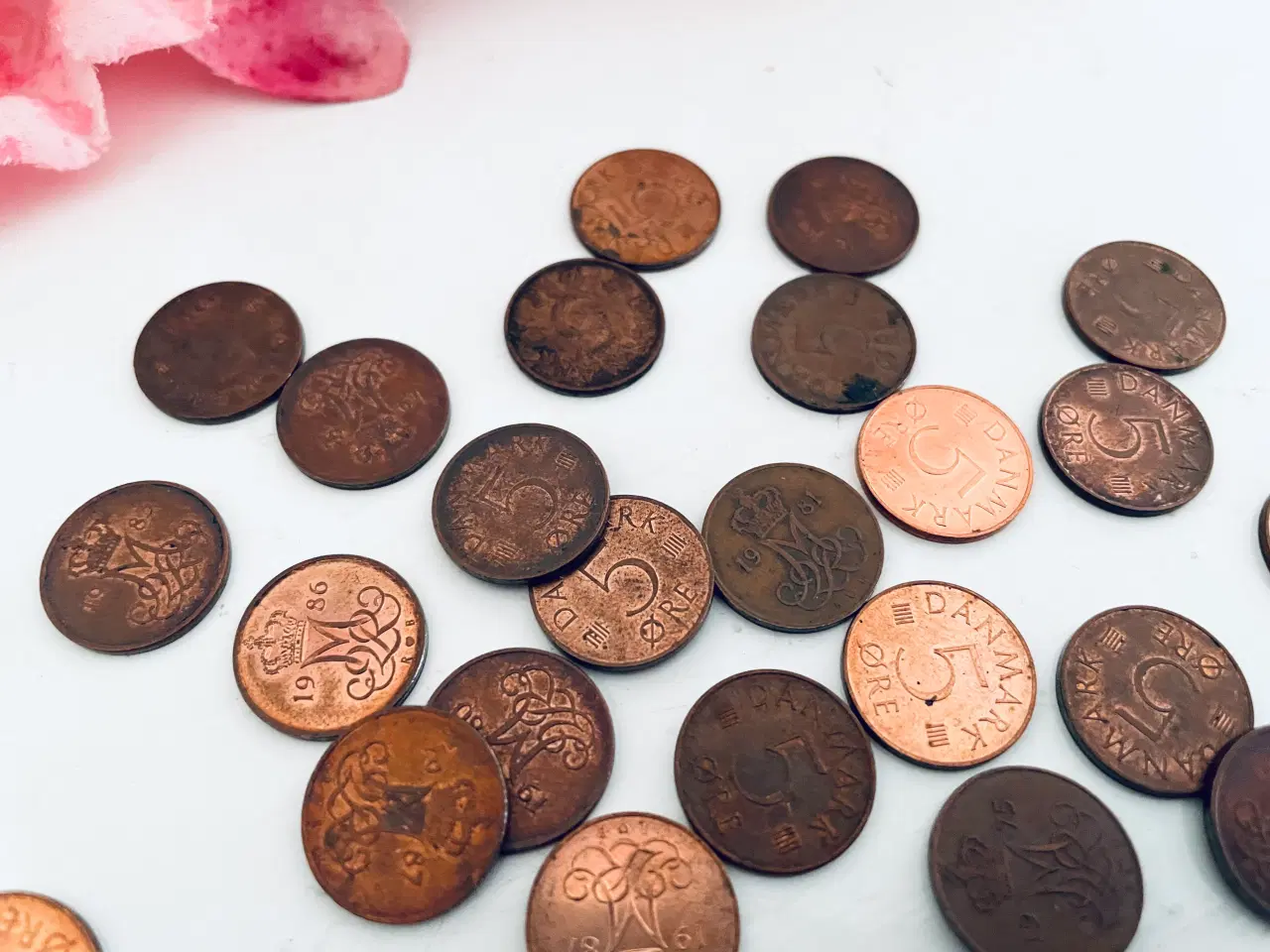 Billede 4 - Gamle 5 øre - 34 stk.