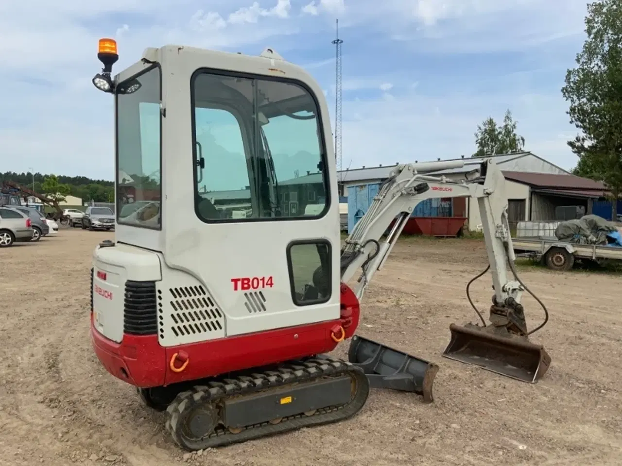 Billede 5 - Minigraver - Takeuchi TB014 med trailer