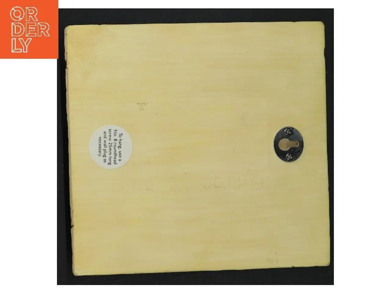 Billede 4 - Dekorativ planche med artiskok motiv (str. 17 x 16 cm)