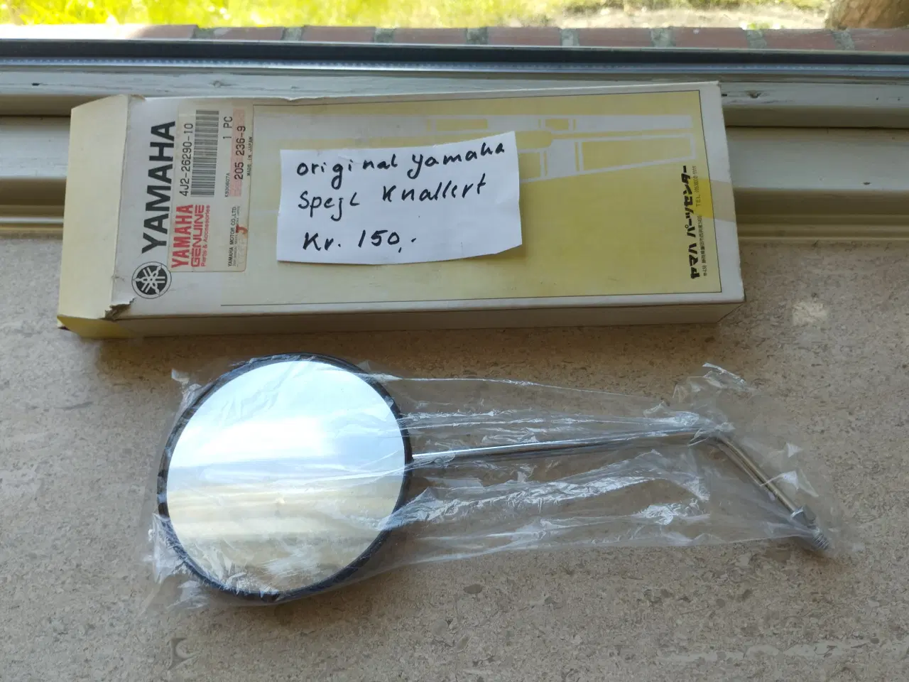 Billede 1 - Original Yamaha spejl  ( knallert)  se beskrivelse