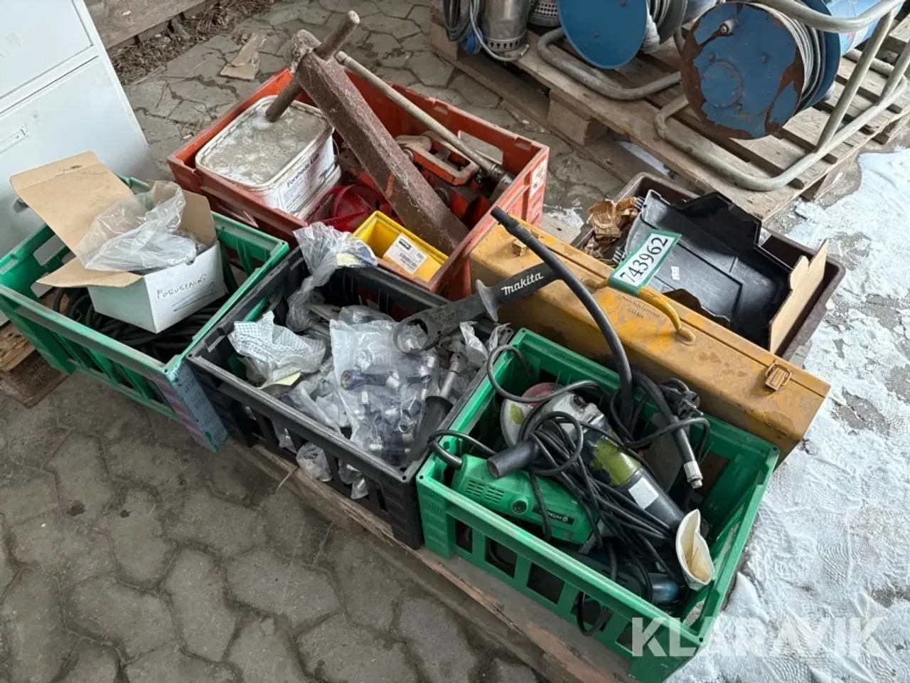 Billede 2 - Assorteret værktøj og smådele - 1 palle