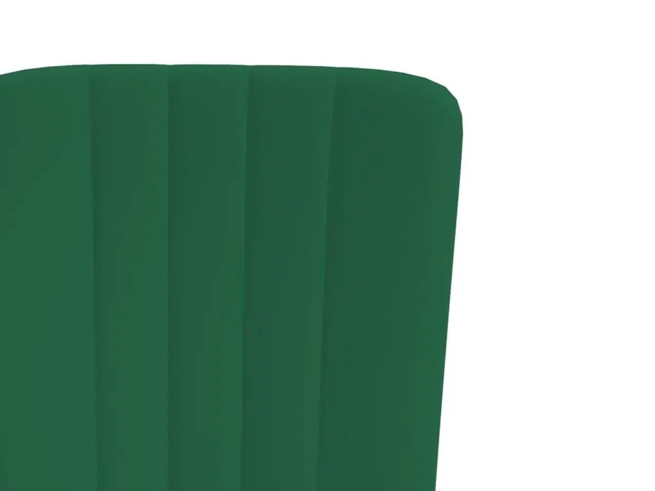 Billede 7 - Spisebordsstole 4 stk. velour mørkegrøn