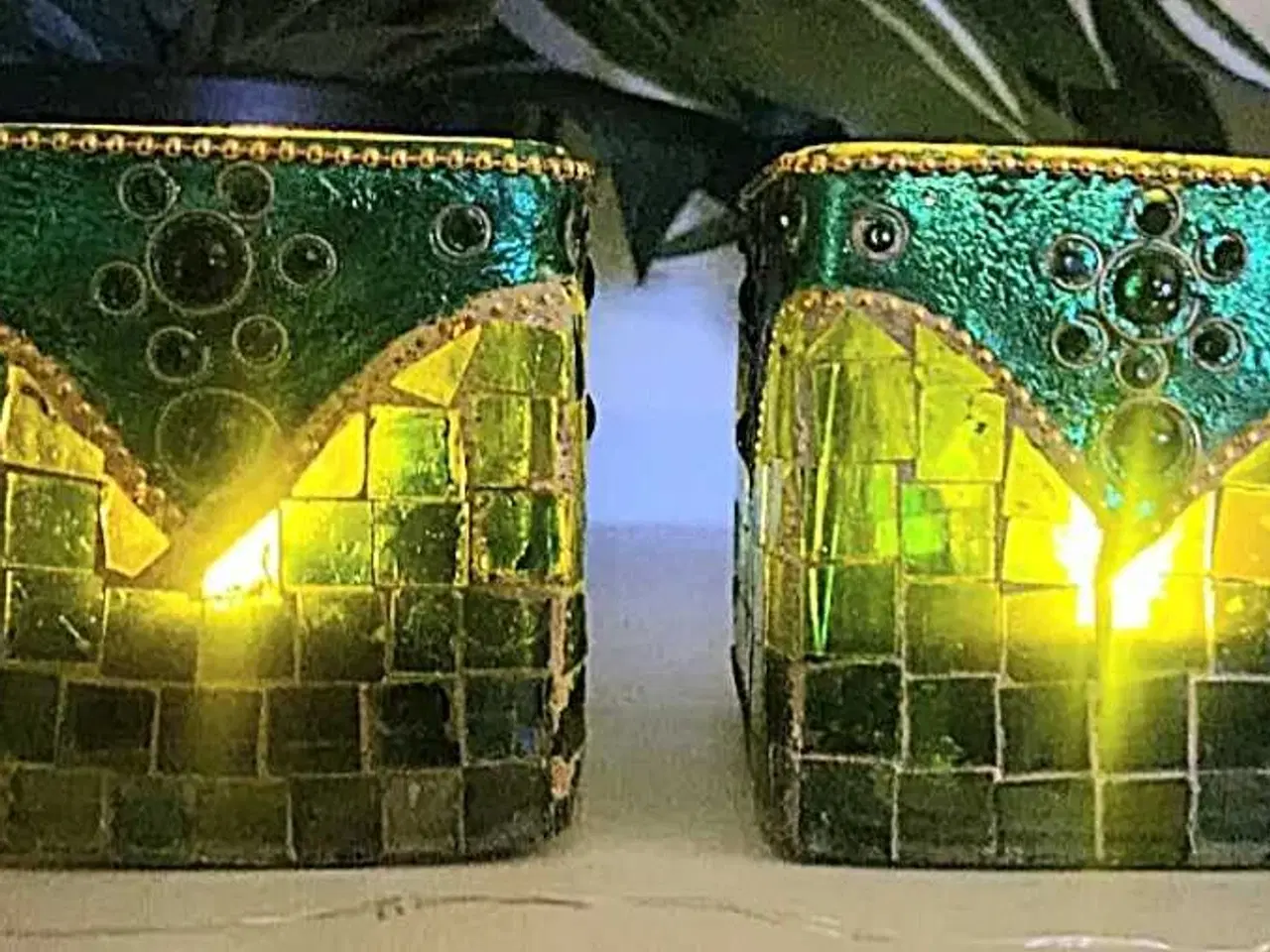 Billede 9 - To Grønne Lysestager