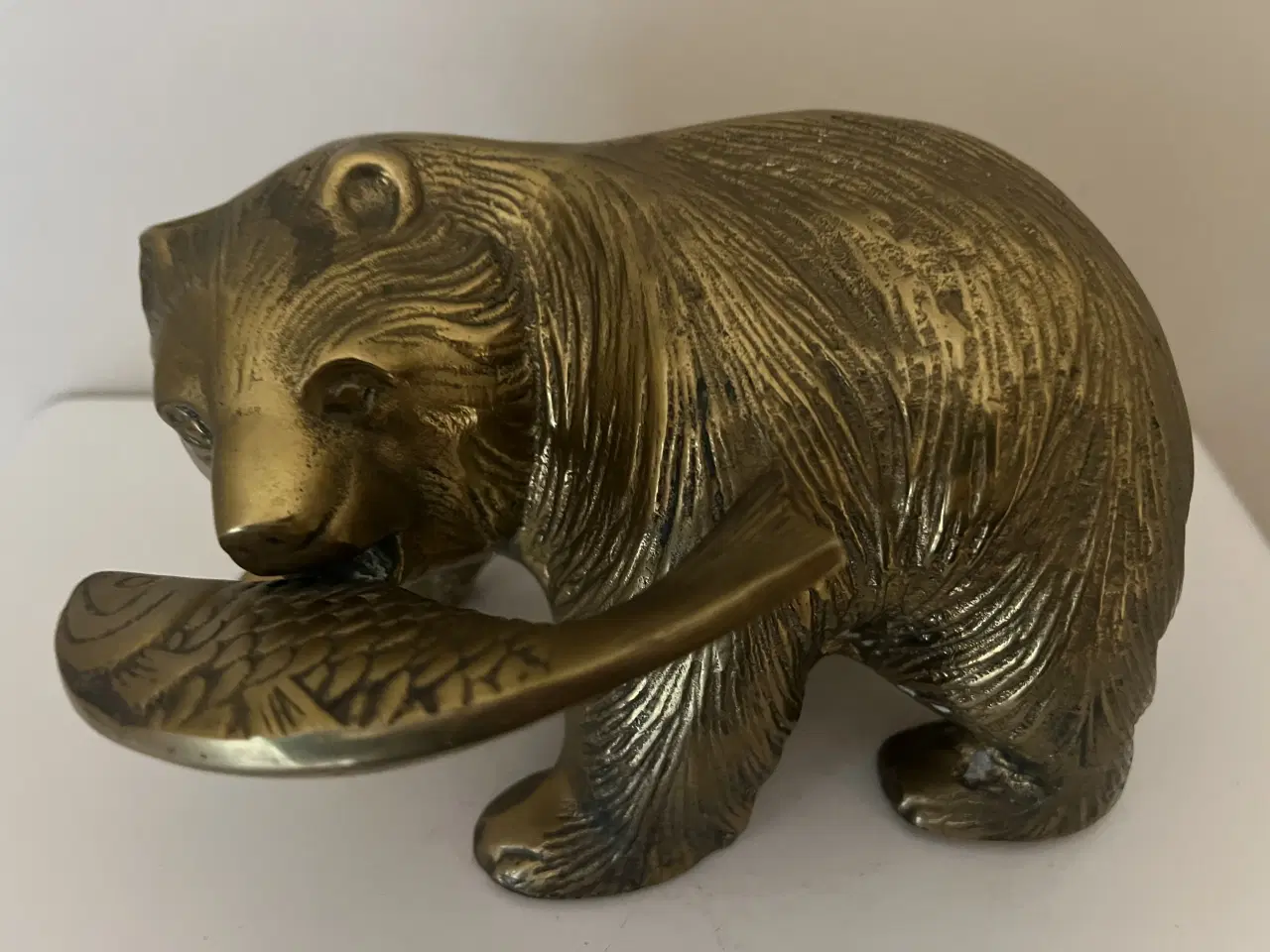 Billede 1 - Stor smuk  messing figur fra 70’erne 