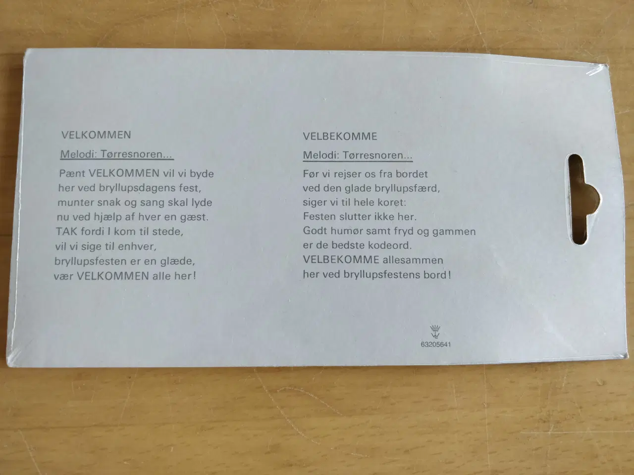 Billede 16 - Indbydelseskort og sange