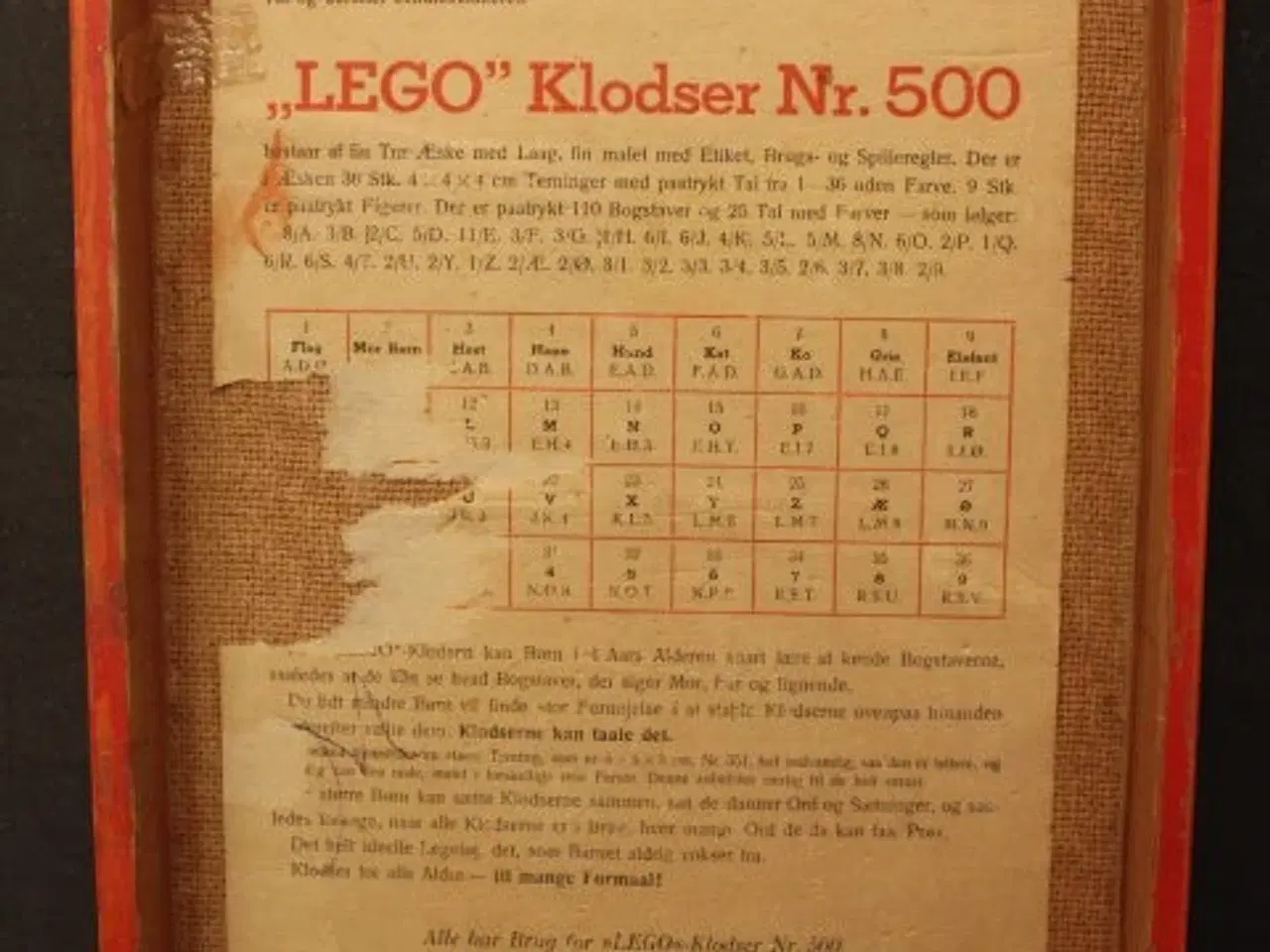 Billede 3 - Gl. Lego træklodser