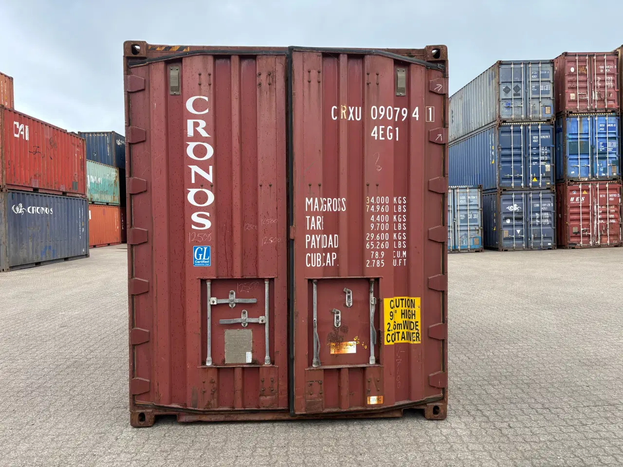 Billede 1 - 40 fods Container  HC ( 290 Cm ) ID: CRXU 090794-1
