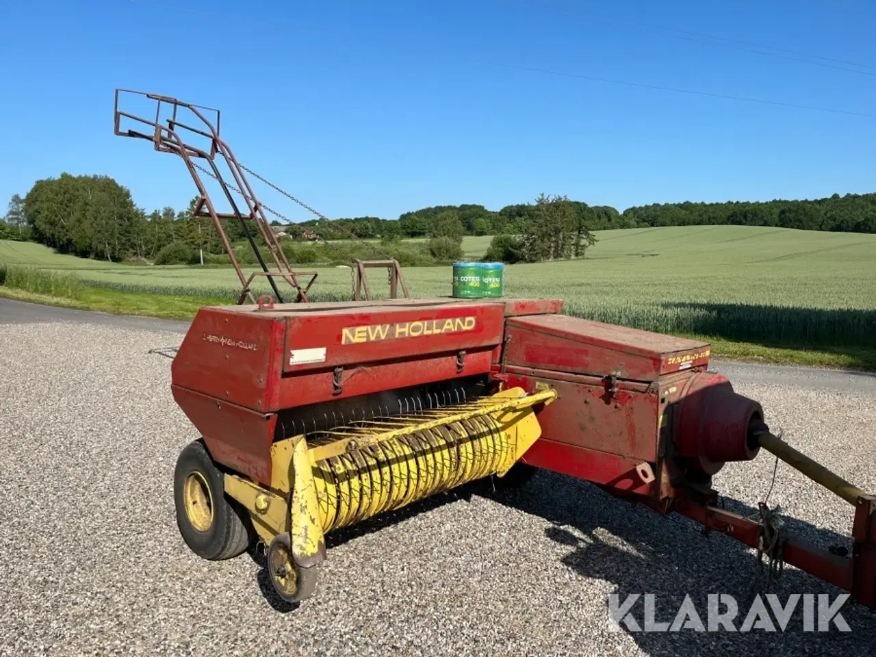 Billede 2 - Ballepresser New Holland 376 med centralsmørring