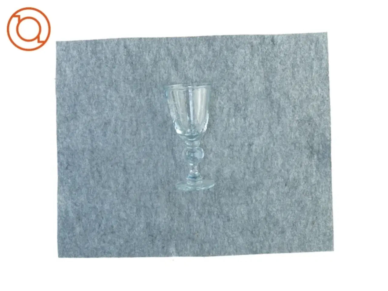 Billede 2 - Glas med H. C. Andersen motiv (str. 18 cm )