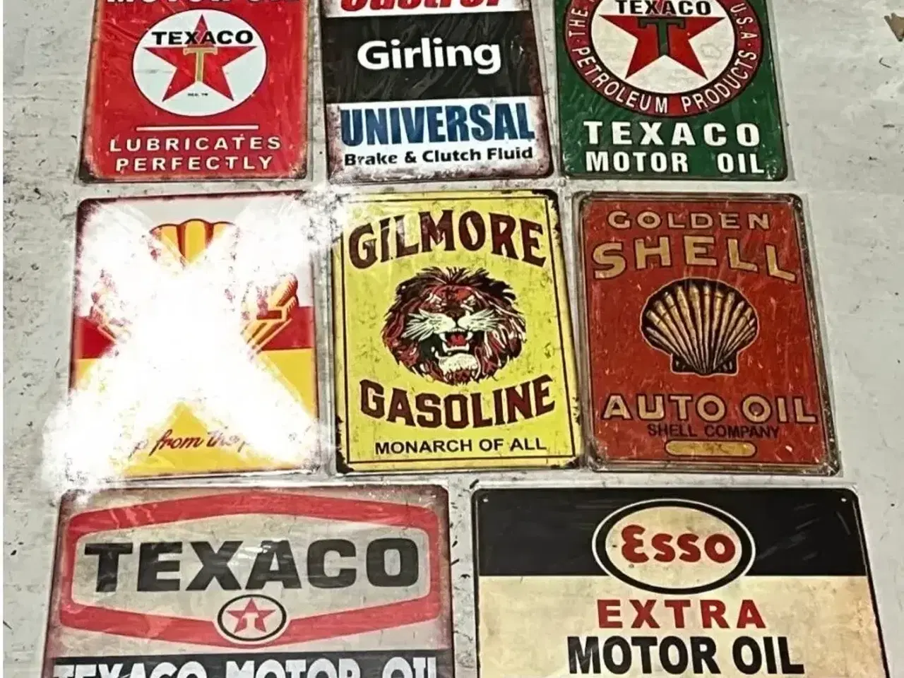 Billede 2 - Retro metalskilte Michelin, GTX, Shell