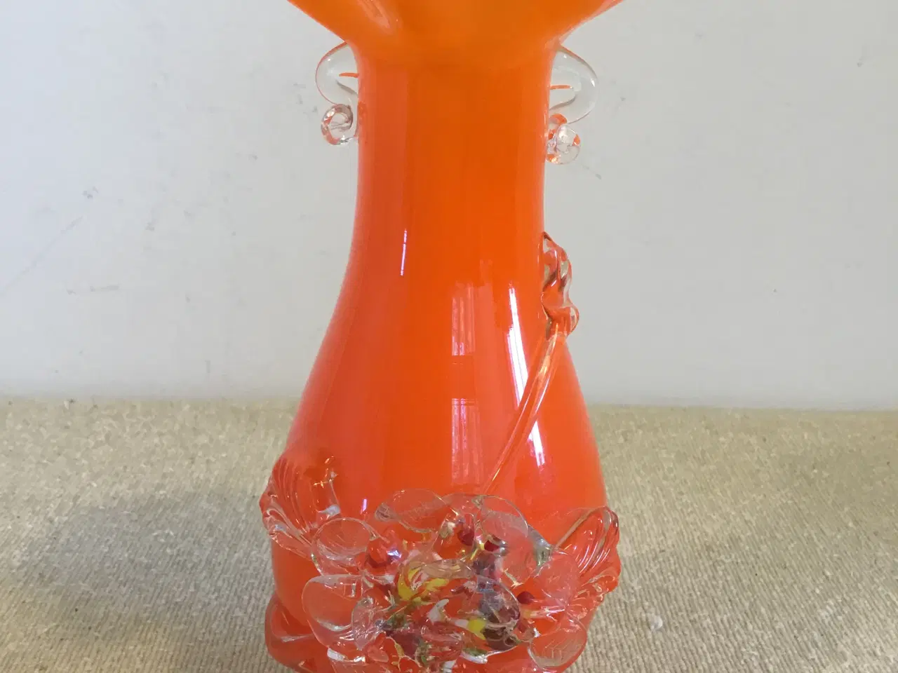 Billede 1 - Orange Tivoli vase 