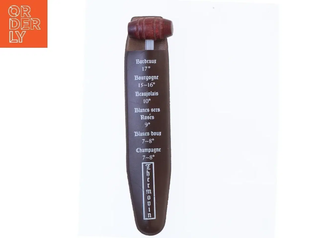 Billede 2 - Vin termometer med beskyttende etui (str. 14,5 cm)