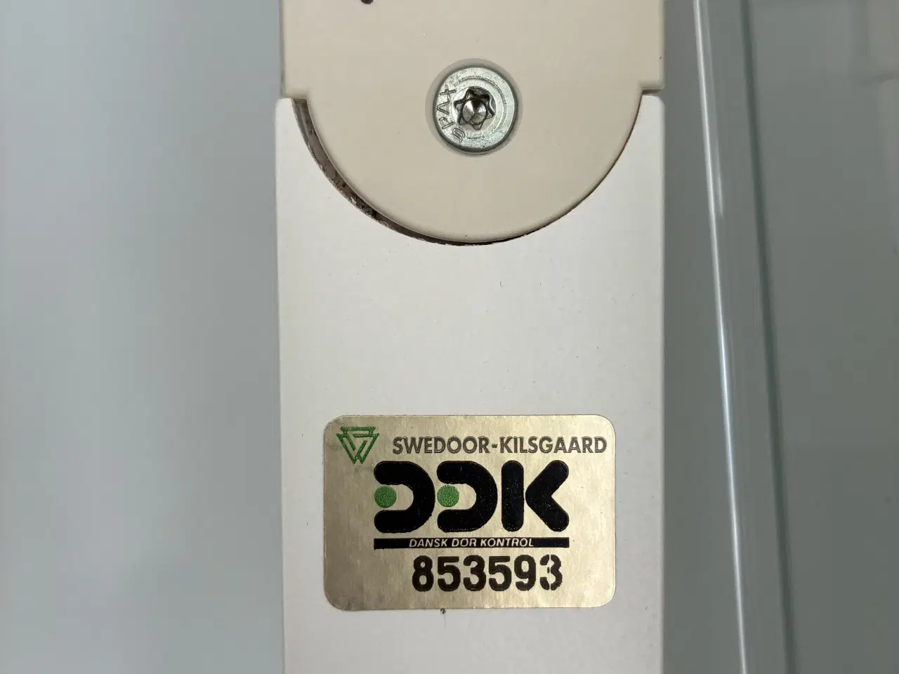 Billede 2 - Dobbeltdør hvid indvendig 