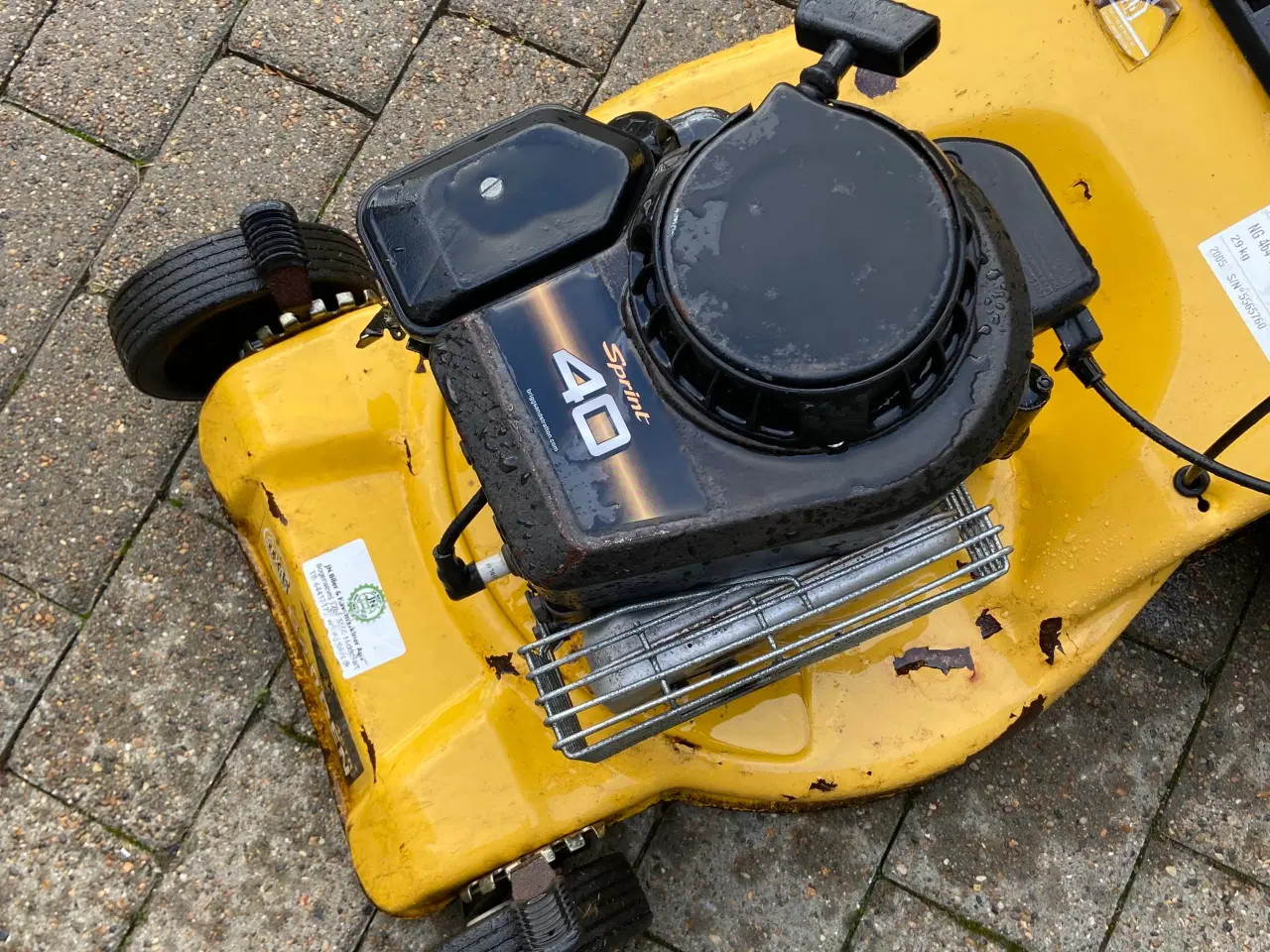 Billede 3 - Texas NG 464 TR Plæneklipper 29 kg Gul
