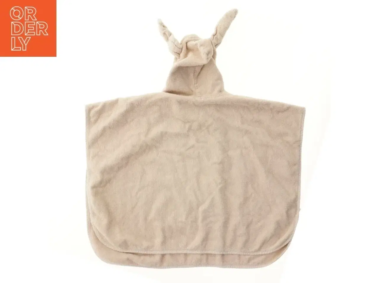 Billede 2 - Børneponcho med hætte og ører (str. 70x53 cm)